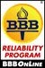 Better Business Bureau - BBBOnline Reliability Program Confirmed