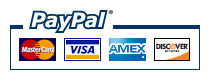 Major Credit Cards Accepted through PayPal